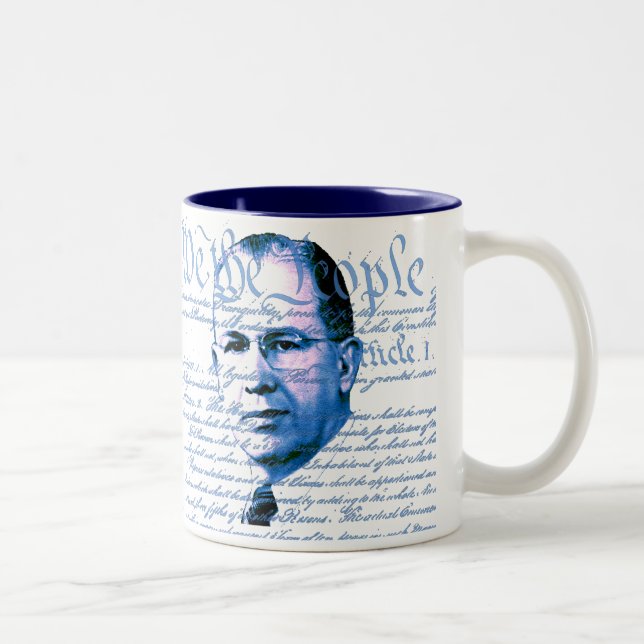Tasse 2 Couleurs Ezra Taft Benson (Droit)