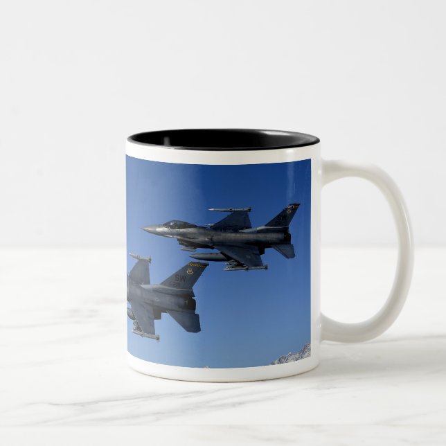 Tasse 2 Couleurs F-16 de l'armée de l'air américaine (Droit)