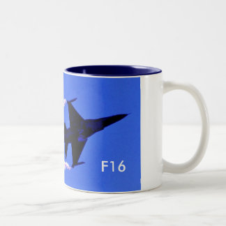 Tasse 2 Couleurs F-16 Smokin