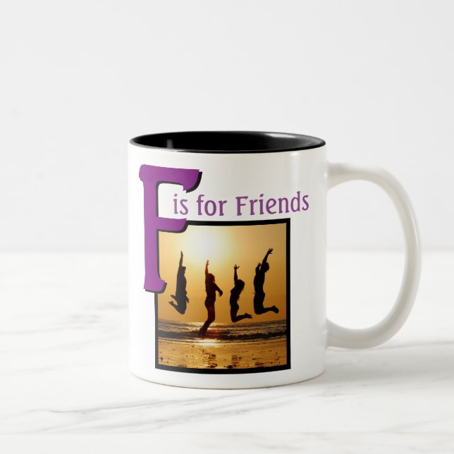Tasse 2 Couleurs F pour les amis (Droit)