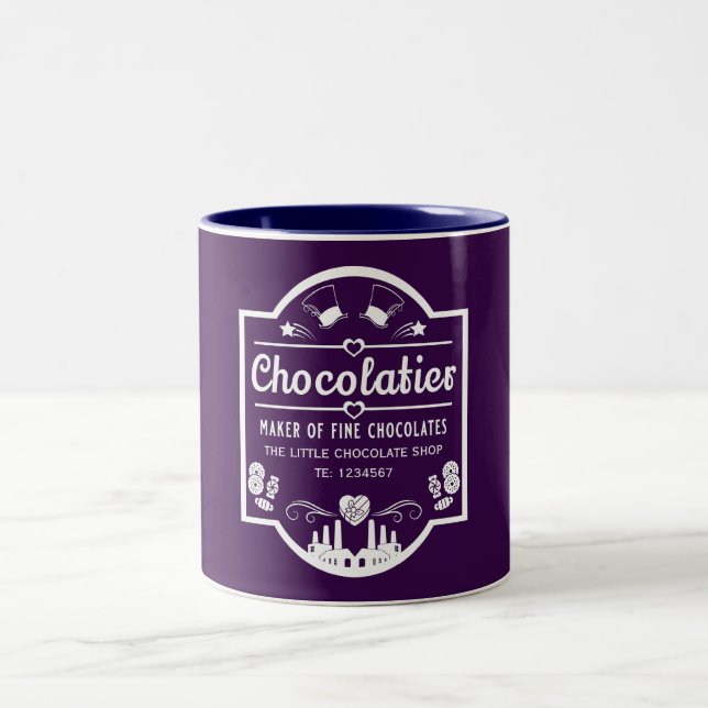 Tasse 2 Couleurs Fabricant de chocolatier (Centre)