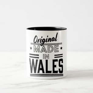 Tasse 2 Couleurs Fabriqué à l'origine au Pays de Galles