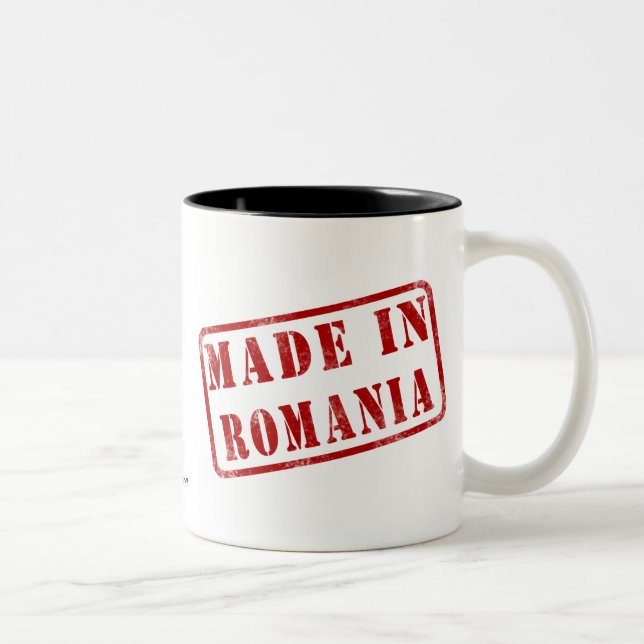 Tasse 2 Couleurs Fabriqué en Roumanie (Droit)