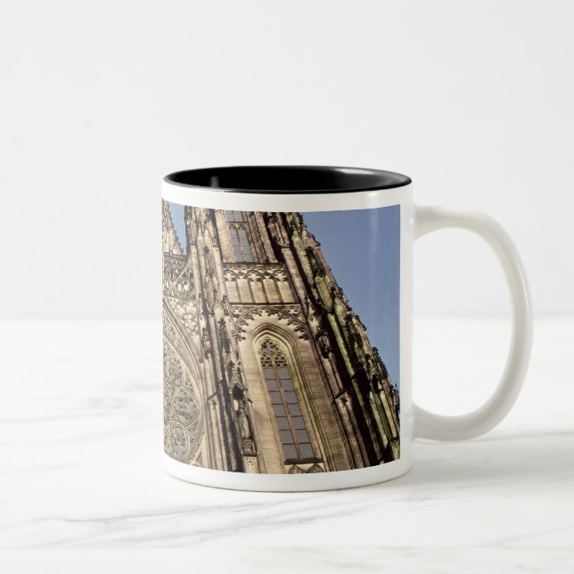 Tasse 2 Couleurs Façade de la cathédrale de St Vitus (Droit)