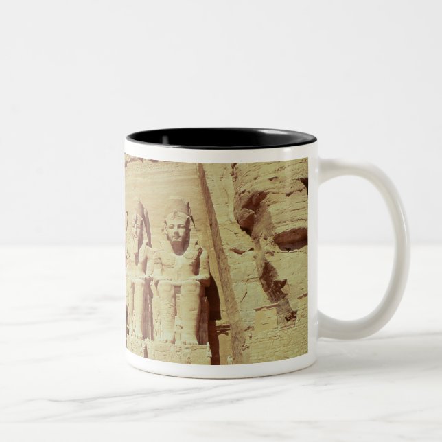 Tasse 2 Couleurs Façade du temple de Ramesses II (Droit)
