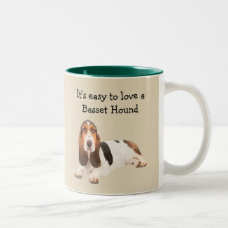 Tasse 2 Couleurs Facile d'aimer Basset Hound