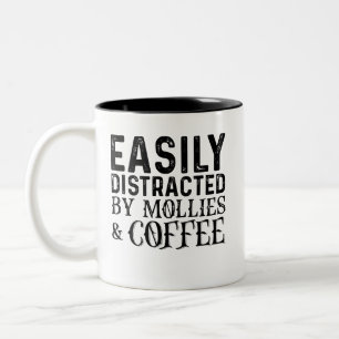 Tasse 2 Couleurs Facilement Distrait Par Mollies Et Café