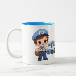 Tasse 2 Couleurs Facteur joyeux