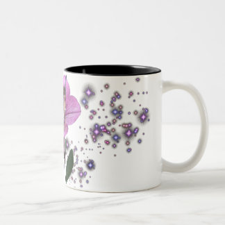 Tasse 2 Couleurs Faery 1 de fleur de KRW