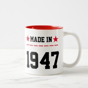 Tasse 2 Couleurs Fait en 1947