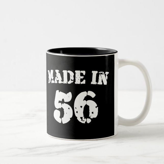 Tasse 2 Couleurs Fait En 1956 (Droit)