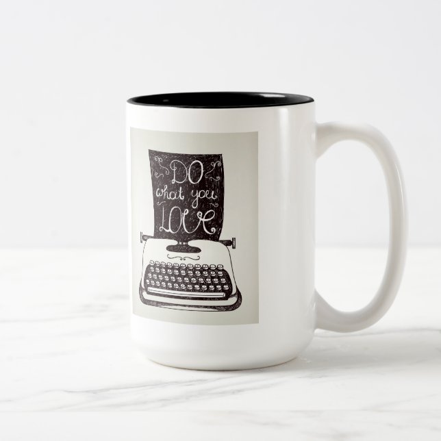 Tasse 2 Couleurs Faites ce que vous aimez (Droit)