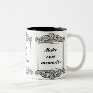 Tasse 2 Couleurs Faites des souvenirs épiques - Citation positive