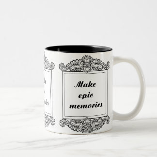 Tasse 2 Couleurs Faites des souvenirs épiques - Citation positive