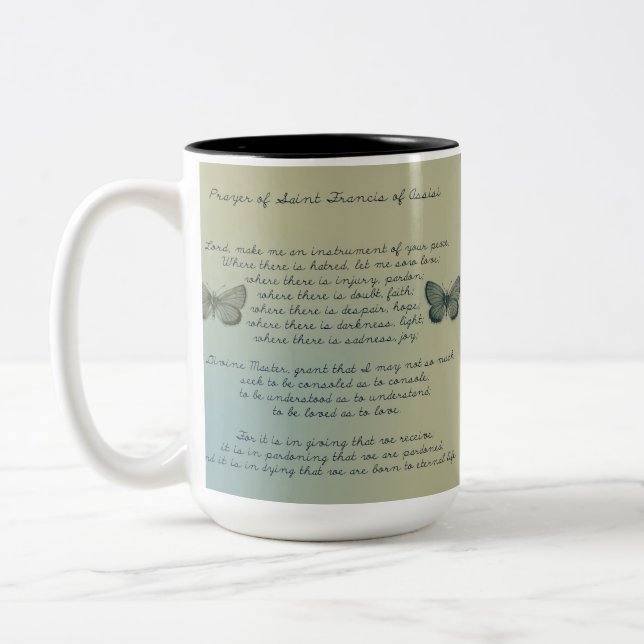 Tasse 2 Couleurs Faites-moi un instrument (Gauche)