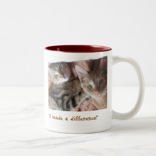 Tasse 2 Couleurs "Faites une différence "