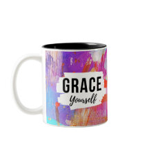 Faites-vous grâce Tumbler Abstrait Rose Inspirant