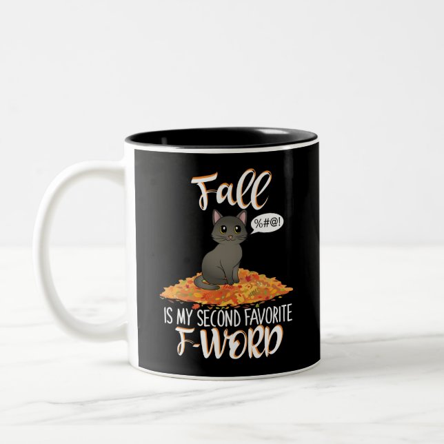 Tasse 2 Couleurs Fall est My Second Favorite F-Word (Gauche)