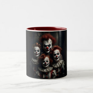 Tasse 2 Couleurs Famille Clown Cirque déplaisant