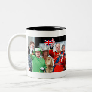 Tasse 2 Couleurs Famille royale britannique
