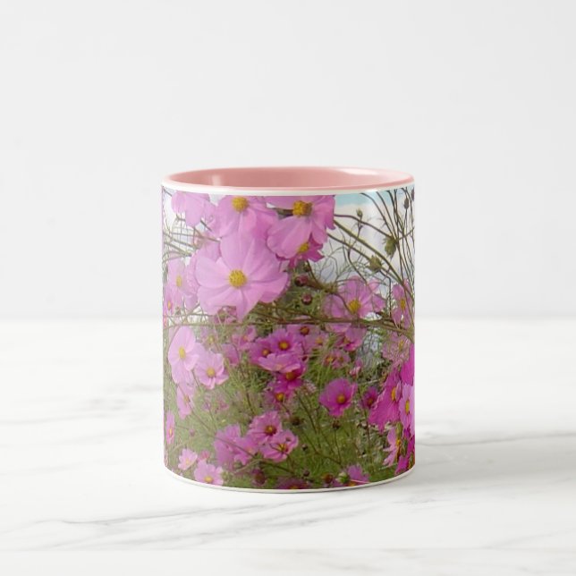 Tasse 2 Couleurs Fantaisie rose 1 (Centre)