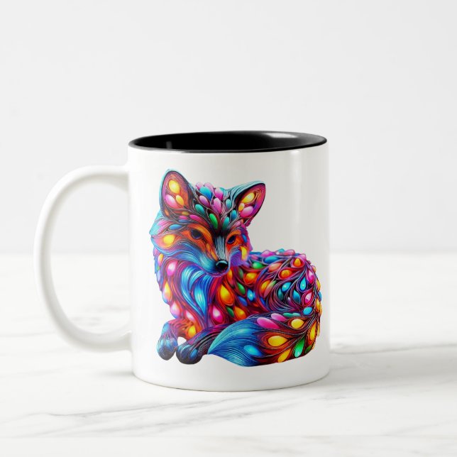 Tasse 2 Couleurs Fantastique Fox (Gauche)