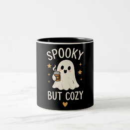 Tasse 2 Couleurs Fantôme de Halloween mignon et cosy pour l'automne