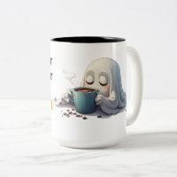 Fantôme Endormi Profitant de la Pause Café du Mati