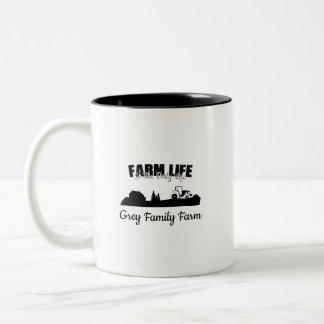 Tasse 2 Couleurs Farm Life Country Life Personnalisable