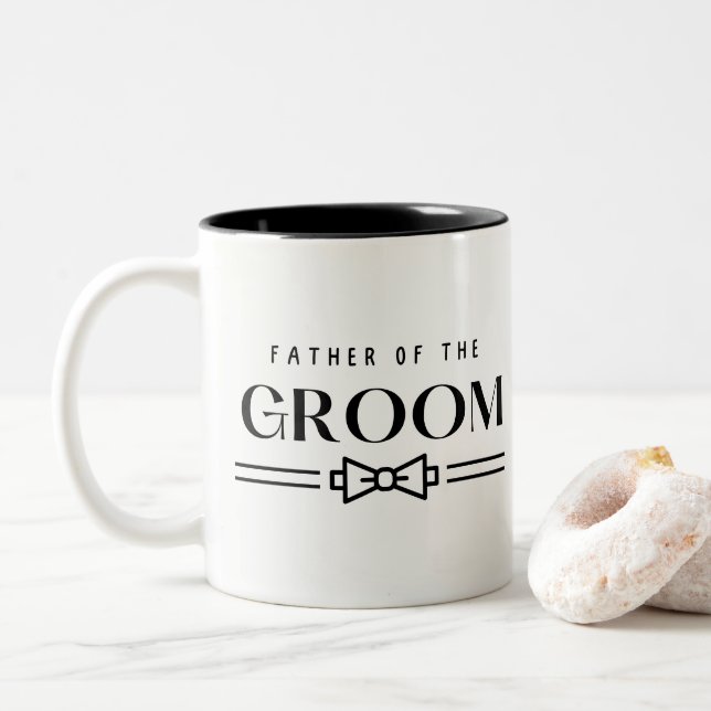 Tasse 2 Couleurs Father of Groom (Avec donut)
