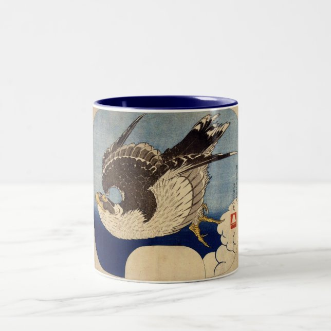 Tasse 2 Couleurs Faucon volant (Centre)