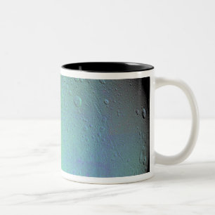 Tasse 2 Couleurs Fausse vue couleur de la lune de Saturne Dione