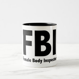 Tasse 2 Couleurs FBI M. Funny Rude Humour