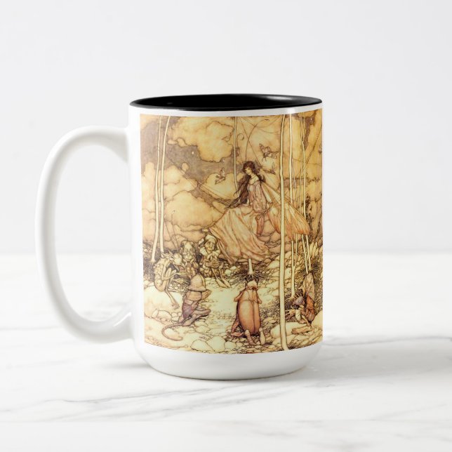 Tasse 2 Couleurs Fée Arthur Rackham (Gauche)