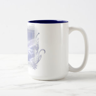 Tasse 2 Couleurs Fée avec Unicorn D2 Designs