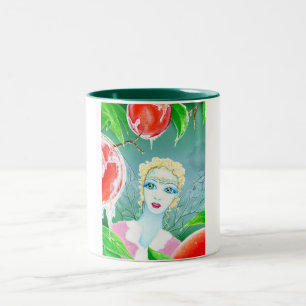 Tasse 2 Couleurs Fée de Frost dans le verger de pêche