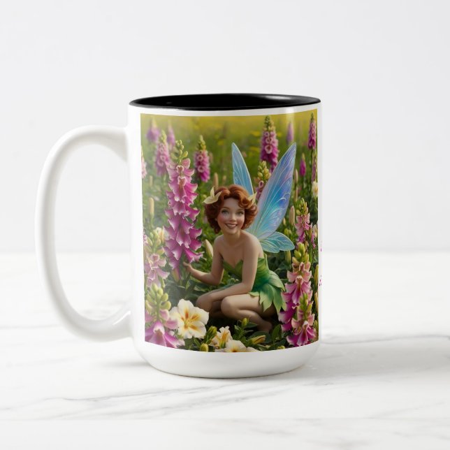 Tasse 2 Couleurs Fée de la fleur de gladiolus  (Gauche)