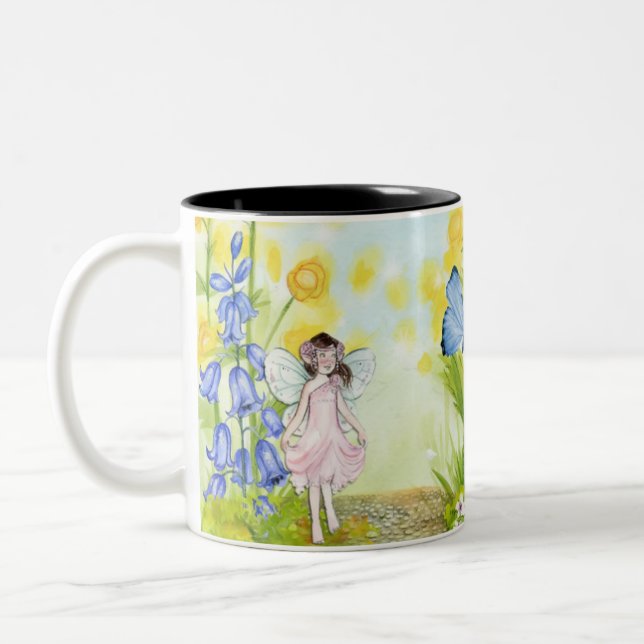 Tasse 2 Couleurs Fée Et Papillon (Gauche)