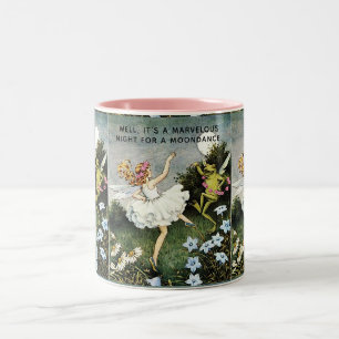Tasse 2 Couleurs Fée Fantaisiste et Grenouille Dansant