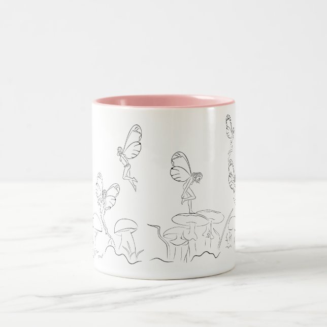 Tasse 2 Couleurs Fées volantes… (Centre)