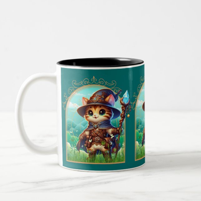 Tasse 2 Couleurs Feline Imaginaire Adventure (Gauche)