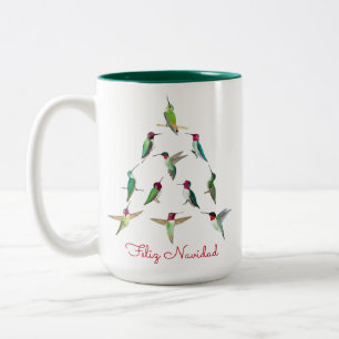 Tasse 2 Couleurs Feliz Navidad