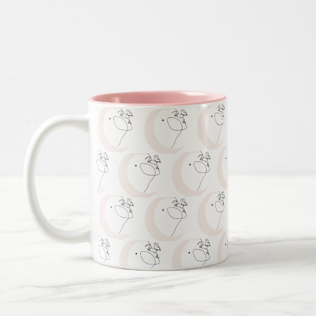 Tasse 2 Couleurs Femme (Gauche)