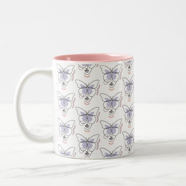 Tasse 2 Couleurs Femme (Gauche)
