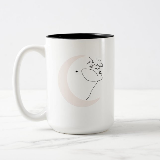 Tasse 2 Couleurs Femme (Gauche)