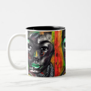 Tasse 2 Couleurs Femme africaine