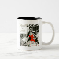 Femme chaude rouge