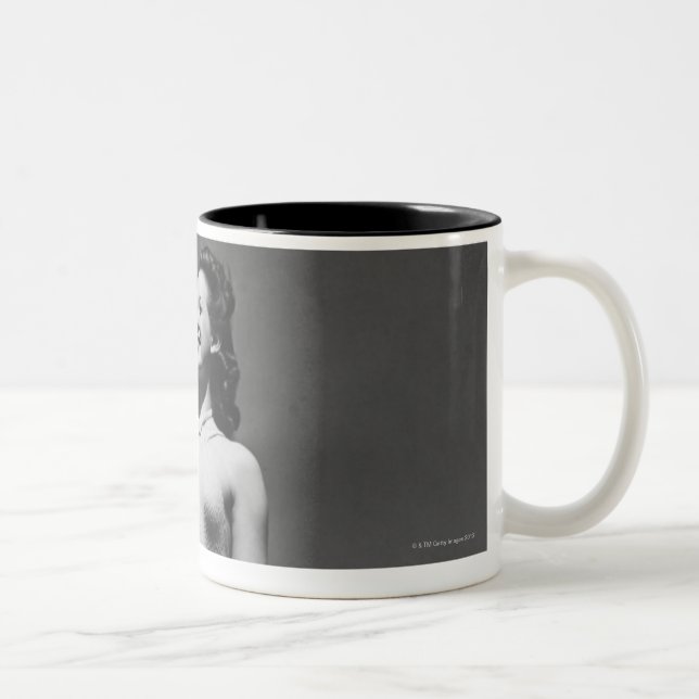 Tasse 2 Couleurs Femme dans le maillot de bain (Droit)
