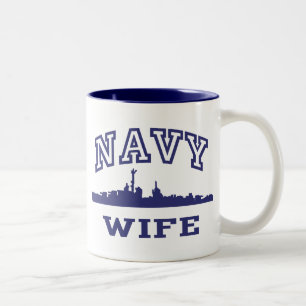 Tasse 2 Couleurs Femme de marine