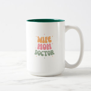 Tasse 2 Couleurs Femme, Maman, Docteur